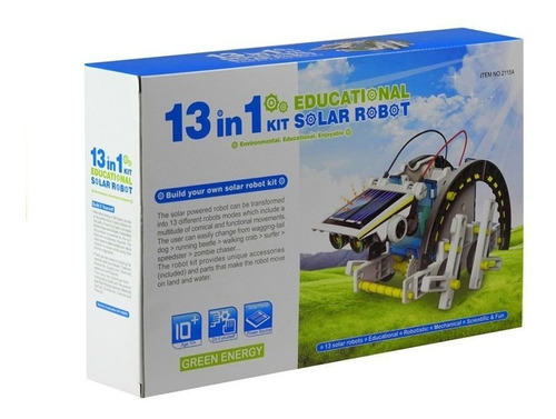 Robot Solar Kit 13en1 - Armable Juguete Educativo
