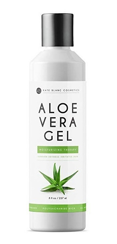 Gel De Aloe Vera (8 Oz) De Kate Blanc. Orgánico, Puro, Prens