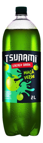 Energético Maçã-Verde Tsunami Garrafa 2l