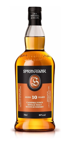 Whisky Single Malt Springbank 10 Años 46%abv Origen Escocia