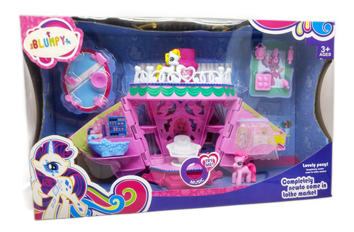 Casa Ponypon Con Pony Y Accesorios