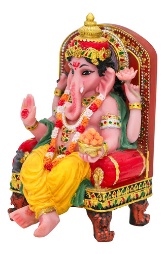 Alikiki Figura De Estatua De Dios Hind Ganesha  Idol Indio S
