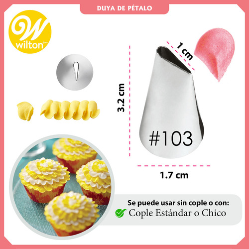 Duya Petalo / Boquilla # 103 Wilton