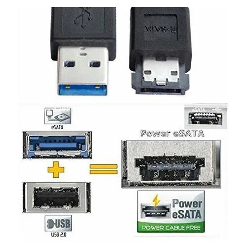 Adaptador Chenyang Cy Usb 3.0 A Esata Usb A Hdd/ssd/odd Conv