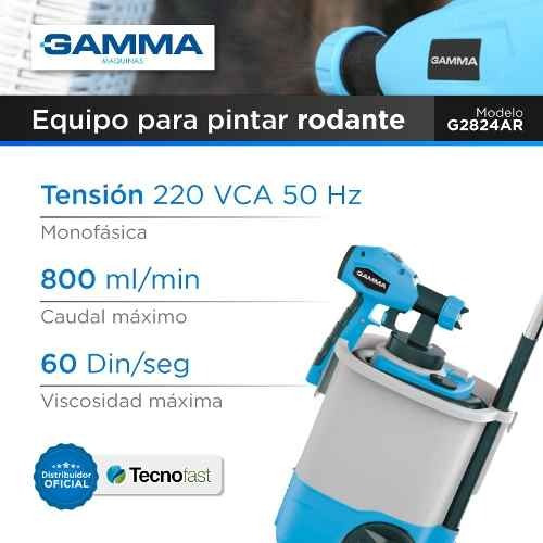 Máquina Pistola Equipo Pintar Rodante Gamma G2824 A Soplete