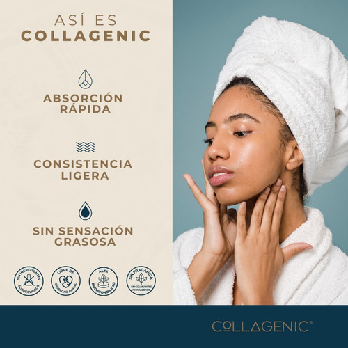 Imagen 4 de 6 de Crema Aclarante Facial 60ml Vitamina C Colageno Filtro Solar Tipo De Piel Todo Tipo De Piel