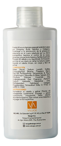Piroctol As Shampoo Anticaspa Para Dermatitis Seborreica