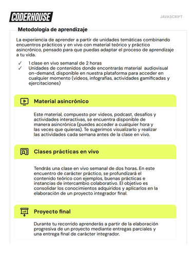 Curso De Coderhouse: Javascript