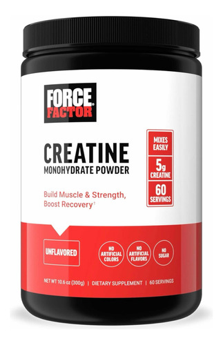 Creatina Force Factor 60 Servicios Monohydrate