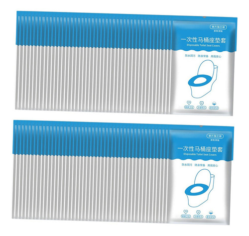 50x Funda Desechable Para Asiento Inodoro Funda Wc