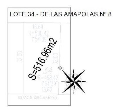 Imagen 2 de 2 de Muy Lindo Lote Interno En Castaños!!