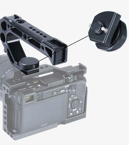 Imagem 6 de 6 de Top Handle Grip Superior P/ Cages Parafuso Arri Mount R008