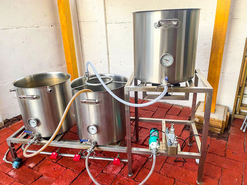 Equipo De Elaboración Cervecero Profesional Impecable 60lts 