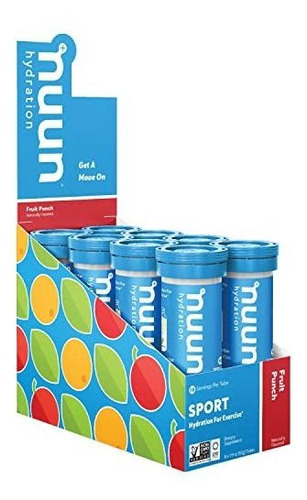 Nuun Deporte: Los Comprimidos De Electrolitos Bebidas, Ponch