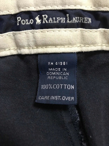 Short De Gabardina Polo Ralph Lauren Andrew Short Talle W30 (Usado)