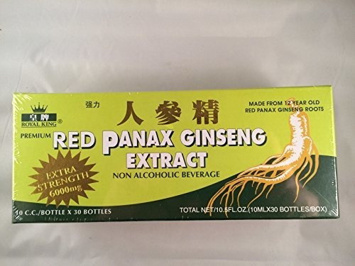 Rey Real - Extracto De Panax Ginseng Rojo 6000mg (30 Viales