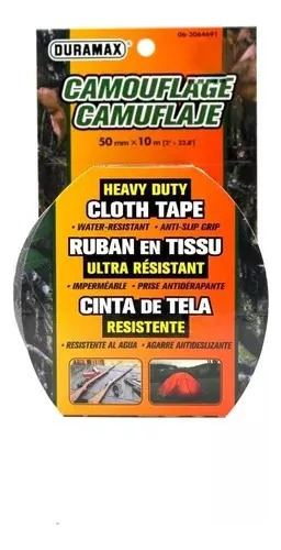 Cinta Adhesiva De Camuflaje Tela Resistente Duramax 