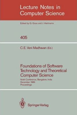 Foundations Of Software Technology And Theoretical Comput...