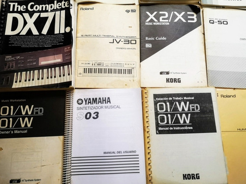 Imagen 2 de 4 de Manuales Originales De Teclados Y Sientes Korg Roland Kawai