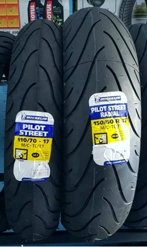 Juego De Llantas 150/60-17 Y 110/70-17 Michelin Pilot Street