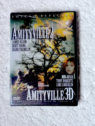 Dvd Amityville 2 + Amityville 3 (2 Filmes) Novo Lacrado