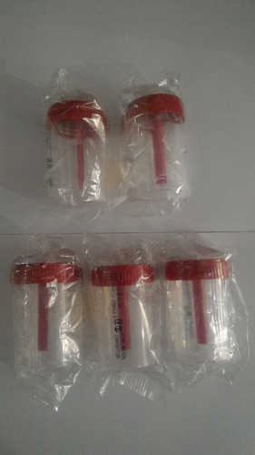 Frascos Para Muestras Orina Y Copro Paq X 10