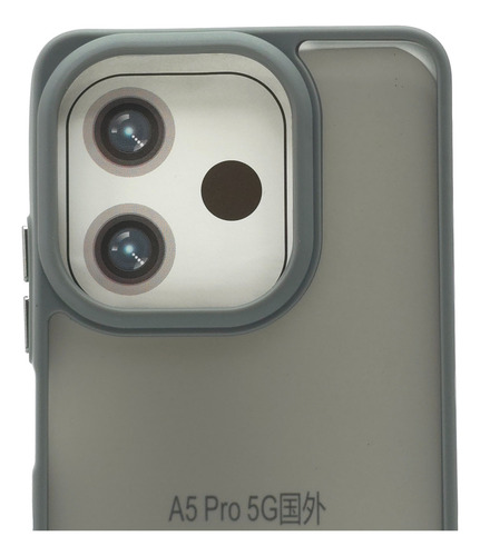 Funda Protector Case Oppo A5 Pro 5g Antishock Uso Rudo Basic - Gris Oppo A5 Pro 5g