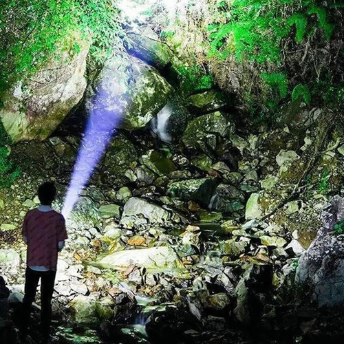 Lámpara Táctica Recargable Impermeable Led Cob Multifunción,