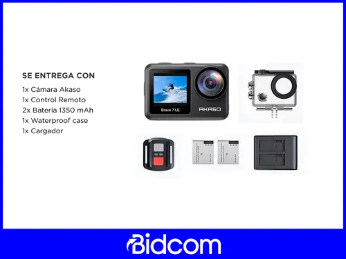 Cámara Deportiva Akaso Brave 7 Le 4k 30fps Sensor Imx38