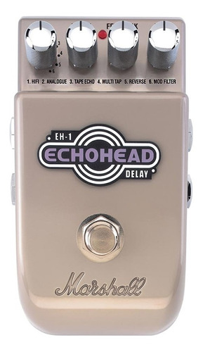 Pedal Delay Para Guitarra Marshall Echohead Eh-1
