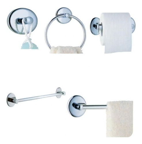 4 Piezas Baño Hardware Juego De Accesorios Incluye Soport