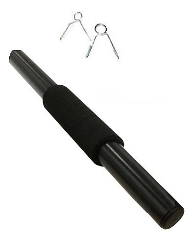 Imagen 2 de 4 de Par De Mancuernas De Caño Con Topes Y Grip - 30 Mm - Pesas