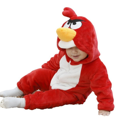 Kigurumi Para Bebé Angry Birds Pijama Mameluco Unisex