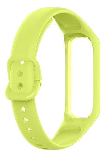 Pulseira Para Galaxy Fit2 Smartwatch Silicone Sport R220 Cor Verde Neon