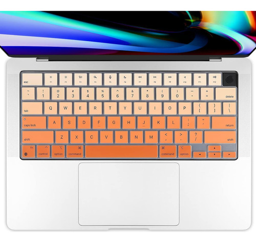 Protector Para Macbook Pro De 14 A 16 Pulgadas Naranja