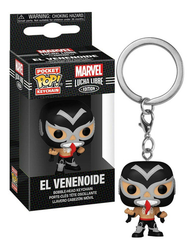 Venom Venenoide Funko Llavero Pocket Pop! Marvel Lucha Libre