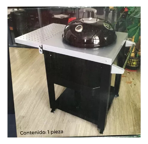 Asador Deluxe Trolly Members Con Mesa Lateral