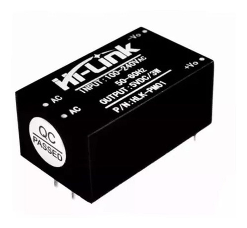Mini Fonte Hlk-pm01 100-240vac Para 5vdc 0.6a 3w Arduino