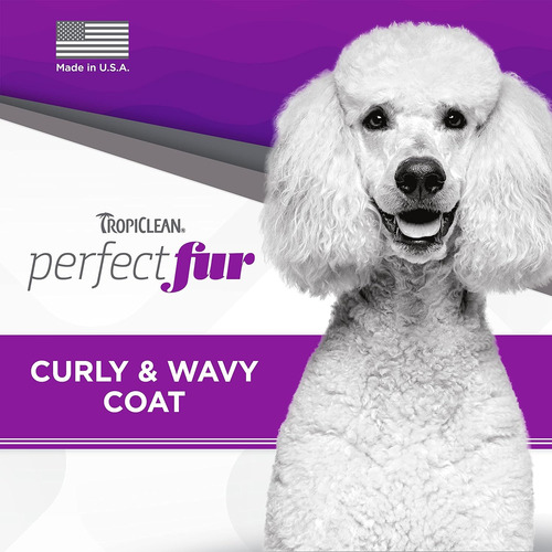 Champú Desenredante Para Perros Tropiclean Perfect Fur Para