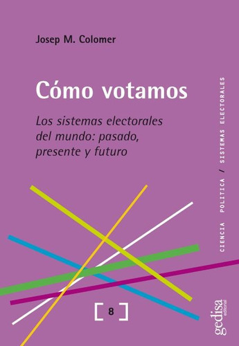 Como Votamos, Colomer, Ed. Gedisa 