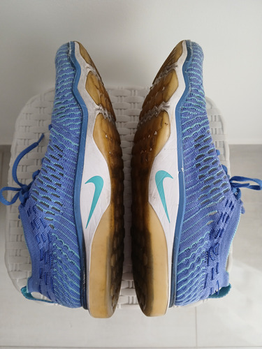 Zapatillas Nike W Zoom Flyknit Celeste Retro Usada (Usado)