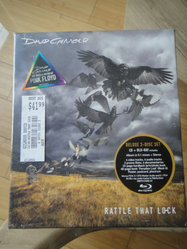 David Gilmour (floyd Rattle That Lock Cd Blu Ray Box Sellado