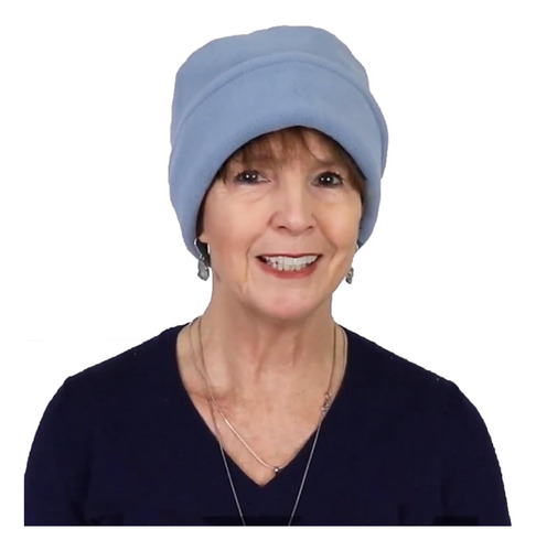 Sombreros Bufandas Y More Chemo Hat Para Mujer, Gorro Gris Azulado M