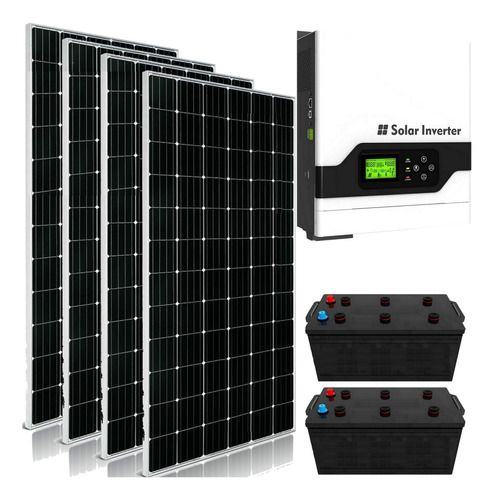 Kit Panel Solar Completo 2.100watts Inversor 3kw 220v T7eco 