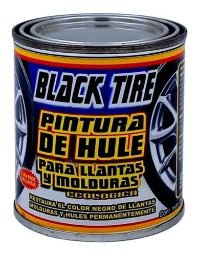 Black Tire Pintura Para Llantas Y Molduras Base Agua 250 Ml