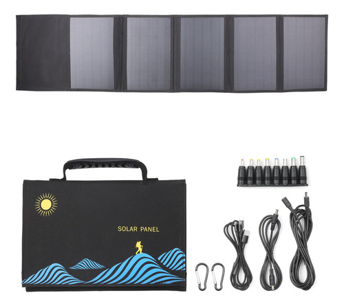 Panel Solar Kkmoon De 40 W, Doble Usb+dc, Solar Charge