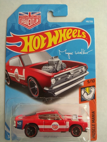 Hot Wheels King Kuda Muscle Mania 9/10 Urban Outlaw Rojo Gg7