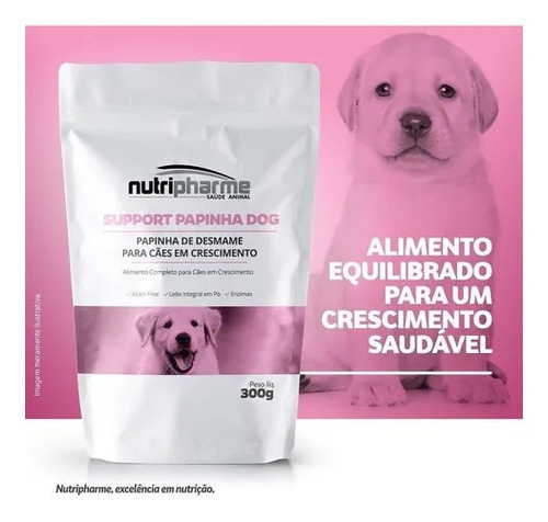 Support Papinha Dog 300gr Sachê Nutripharme Imediato