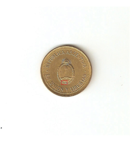 Monedas Argentinas: 10 Centavos 1992 Sin Union Laurel Izq. 