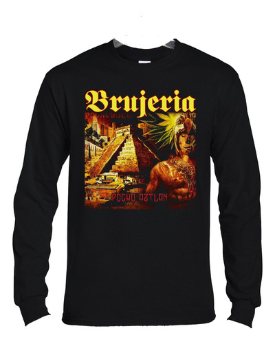 Polera Ml Brujeria Pocho Aztlan Album Metal Abominatron